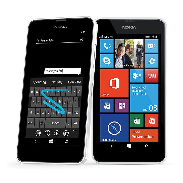 ĐIỆN THOẠI NOKIA LUMIA 630, 2 SIM, CẢM ỨNG CÓ WIFI, 3G NGUYÊN ZIN , GIÁ RẺ VÔ ĐỊCH