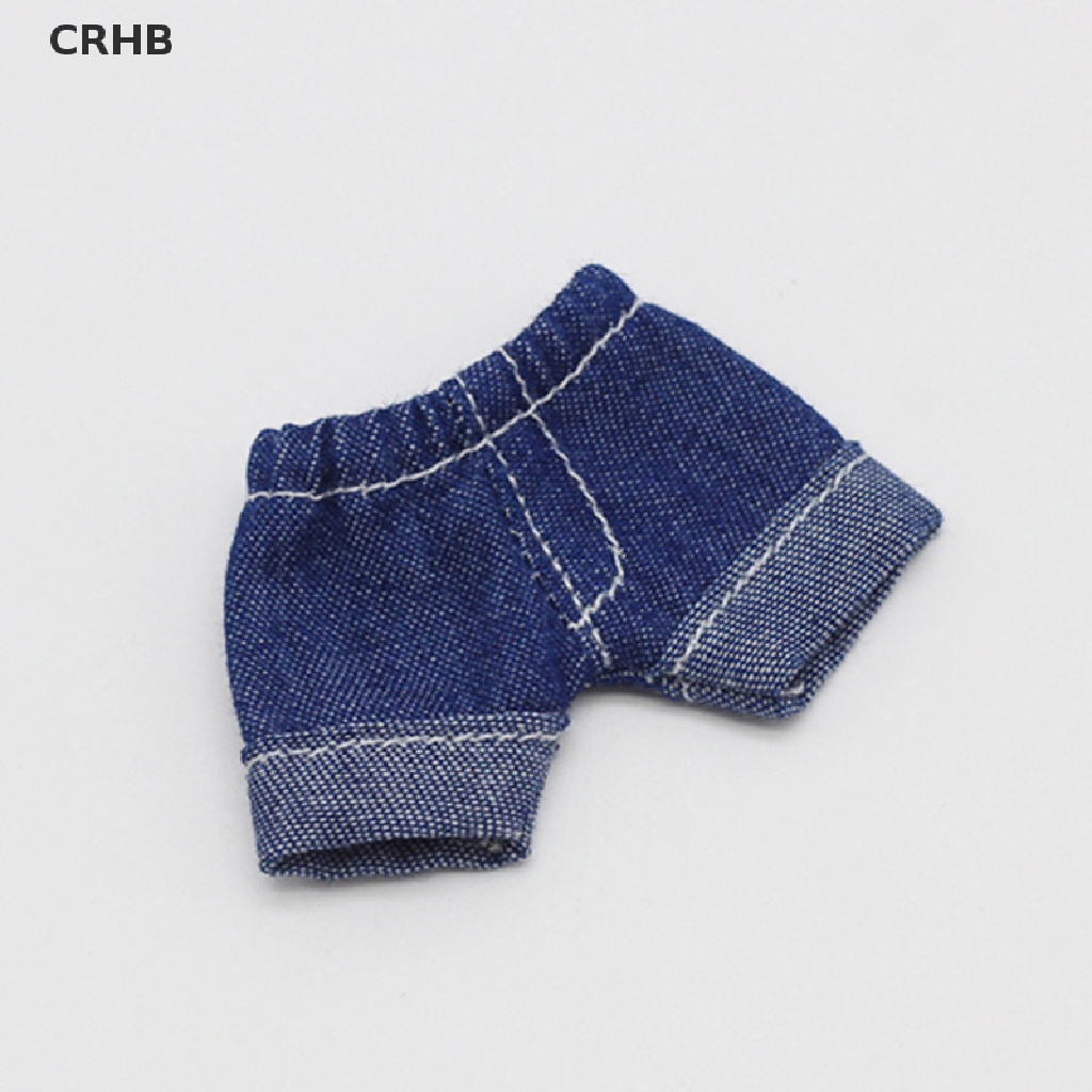 Quần Jeans Ngắn Cho Búp Bê OB11 Tỉ Lệ 1 / 12 Mới