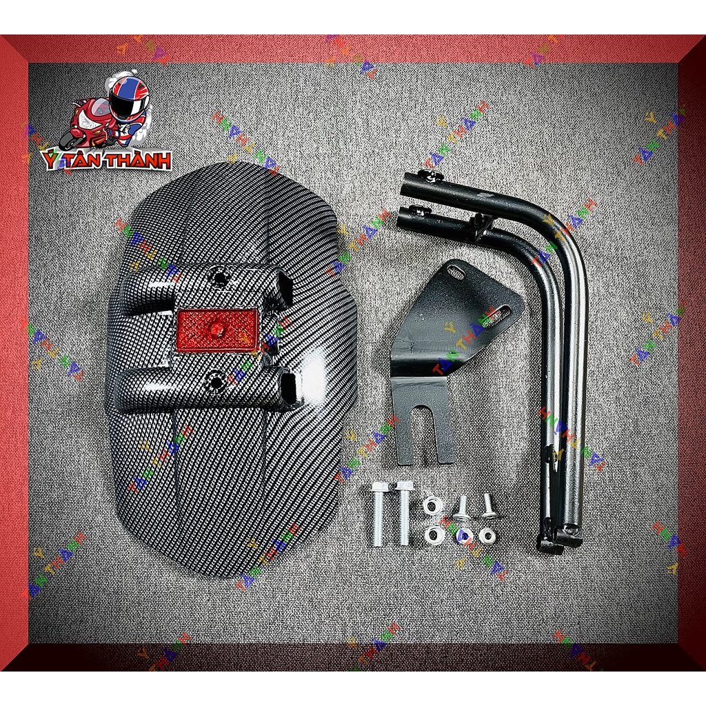 Bộ dè chắn bùn moto cacbon cho exciter winner MS40