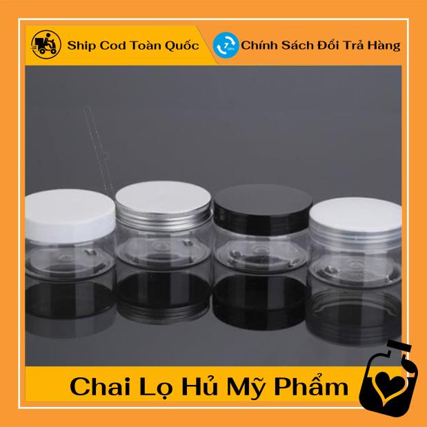 Hủ Đựng Kem ❤ TOP GIÁ RẺ ❤ Hũ nhựa pet 100g đựng mỹ phẩm, thực phẩm, đồ khô, ngũ cốc