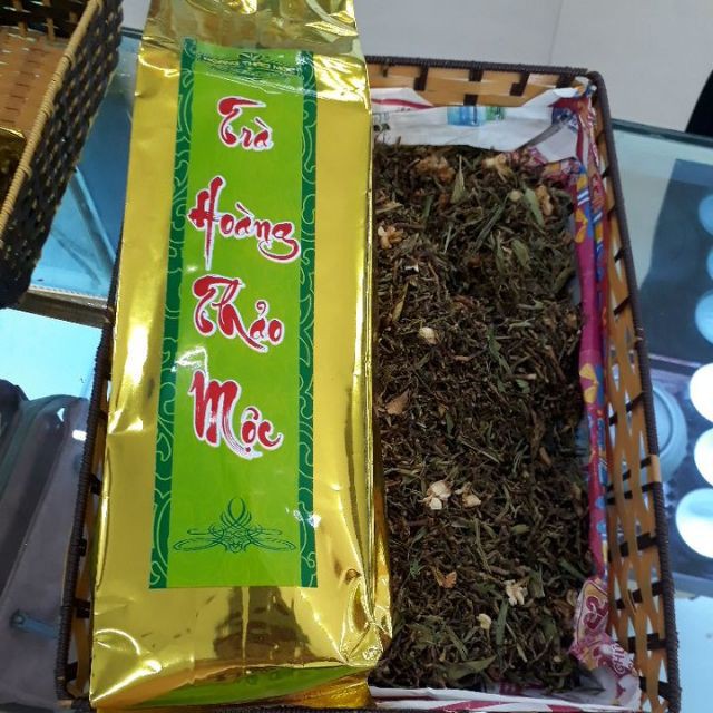 500g Trà Hoàng Thảo Mộc - hỗ trợ thanh nhiệt giải độc mát gan, giúp ngủ ngon, ổn định đường huyết