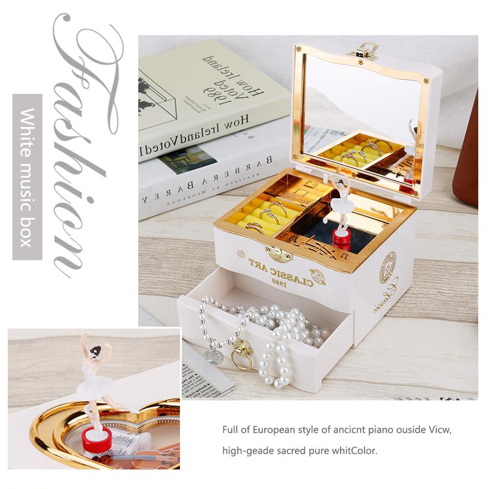 Hộp nhạc hình đàn Piano có thể quay lên dây cót