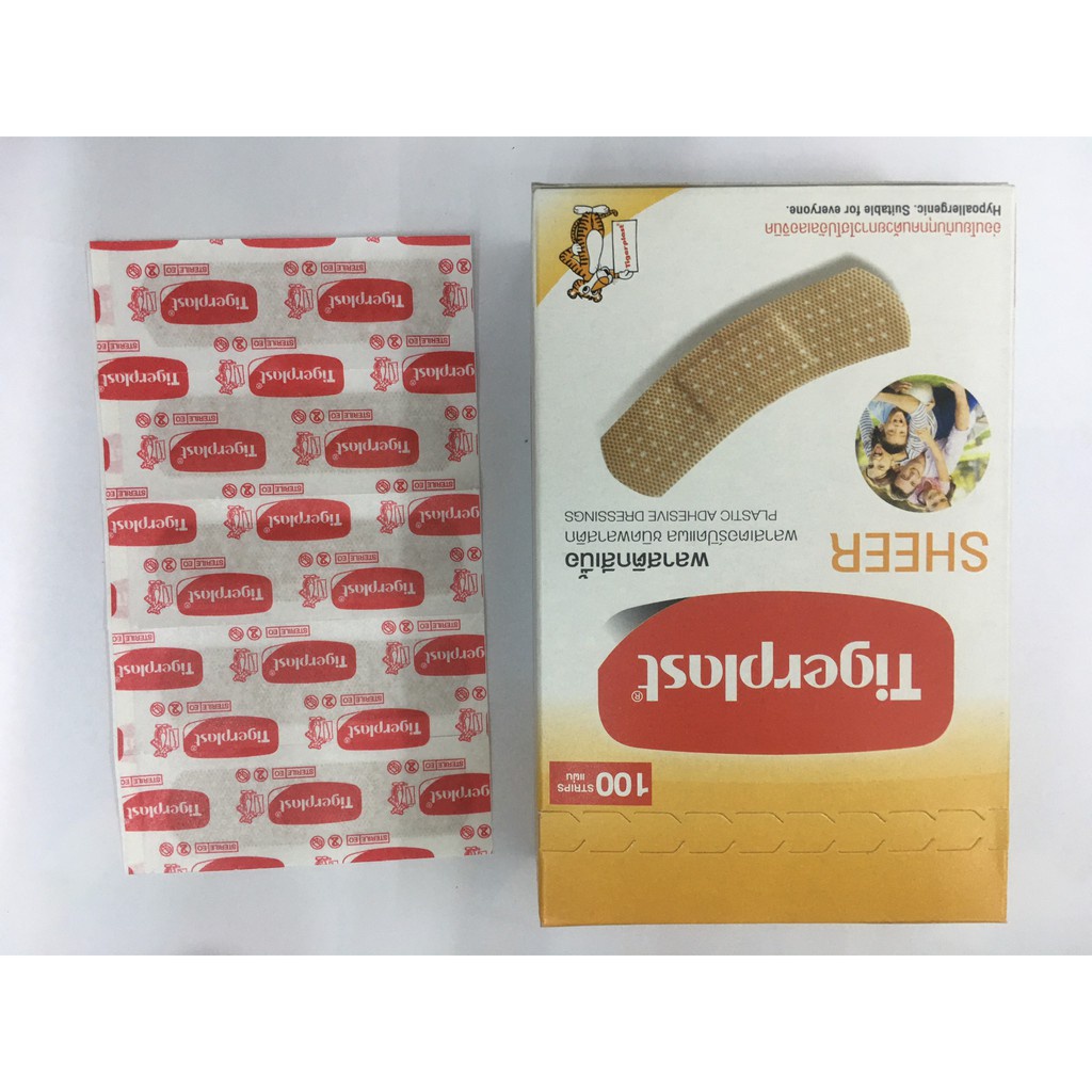 ✅ Băng Keo Cá Nhân: Tigerplast SHEER (Made in Thailand) -VT0355