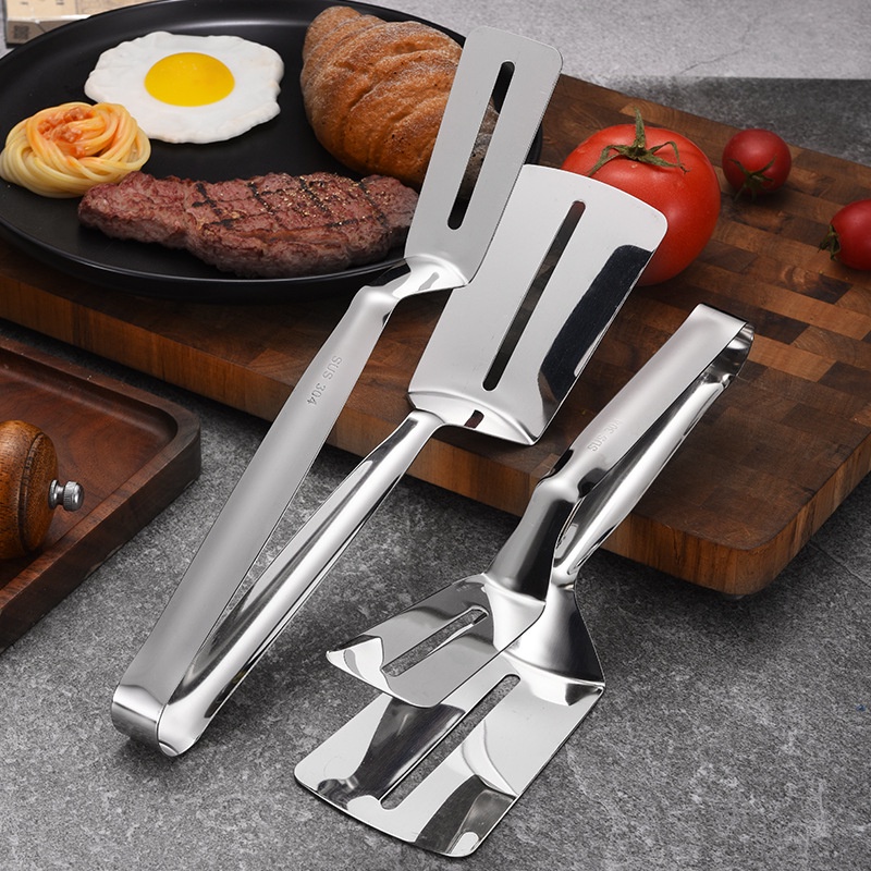 Kẹp Gắp Thức Ăn Bằng Thép Không Gỉ 304 Cao Cấp Đa Năng Tiện Lợi Dễ Sử Dụng