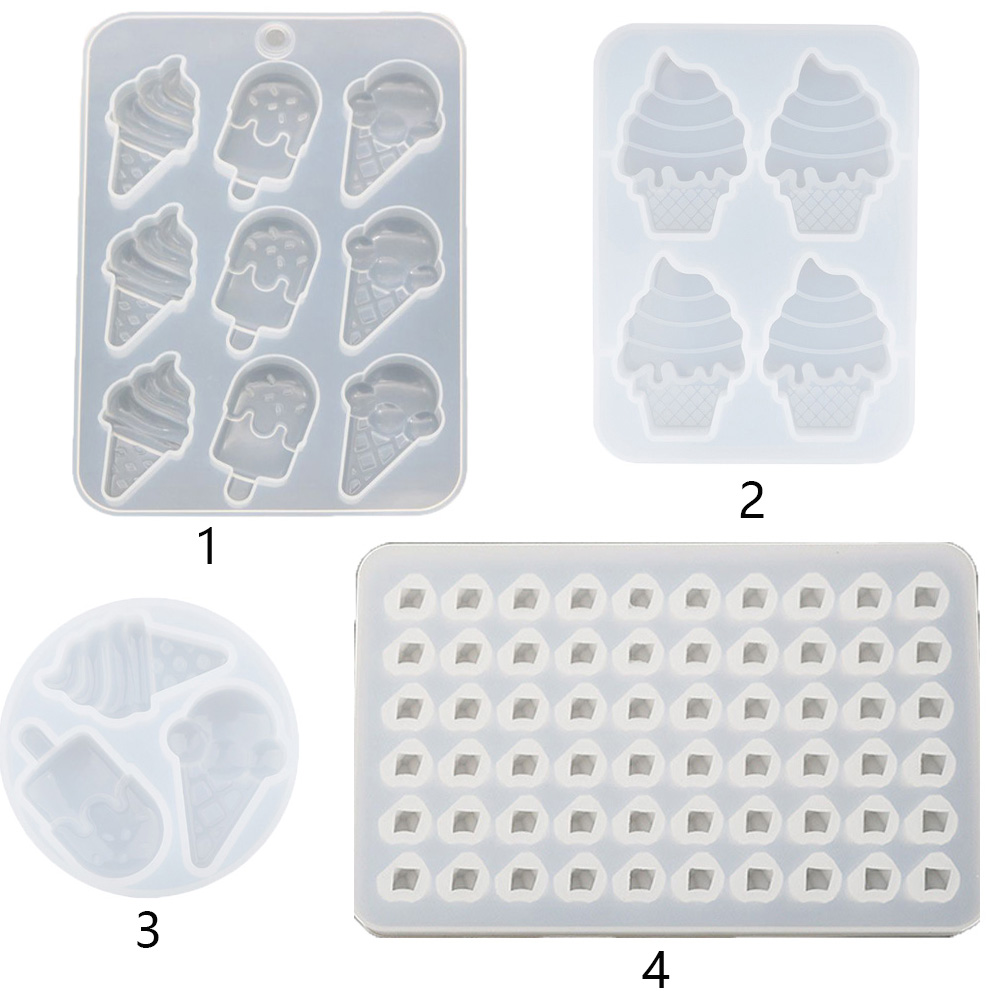 CONOPERY Khuôn Silicon Làm Kem Que Tạo Hình Sáng Tạo