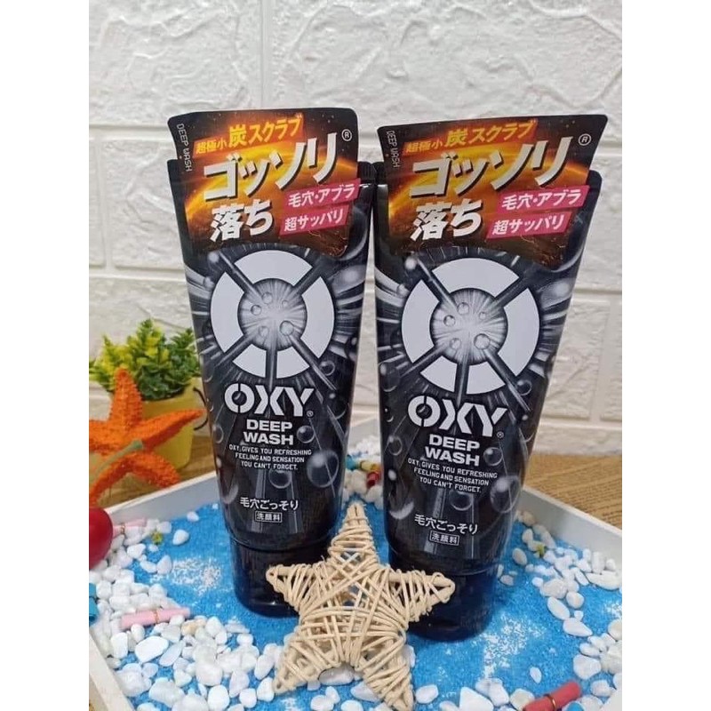 SỮA RỬA MẶT OXY NAM 130G NHẬT BẢN[Hàng_Nhật]