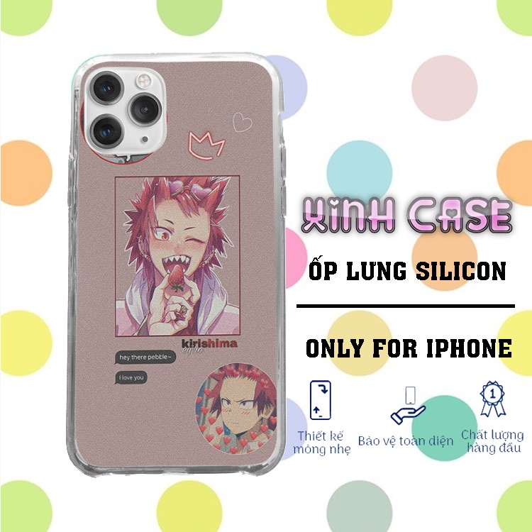 Ốp điện thoại XINH kirishima eijiro collage cho iphone 5 - iphone 12 MHAPOD20210228