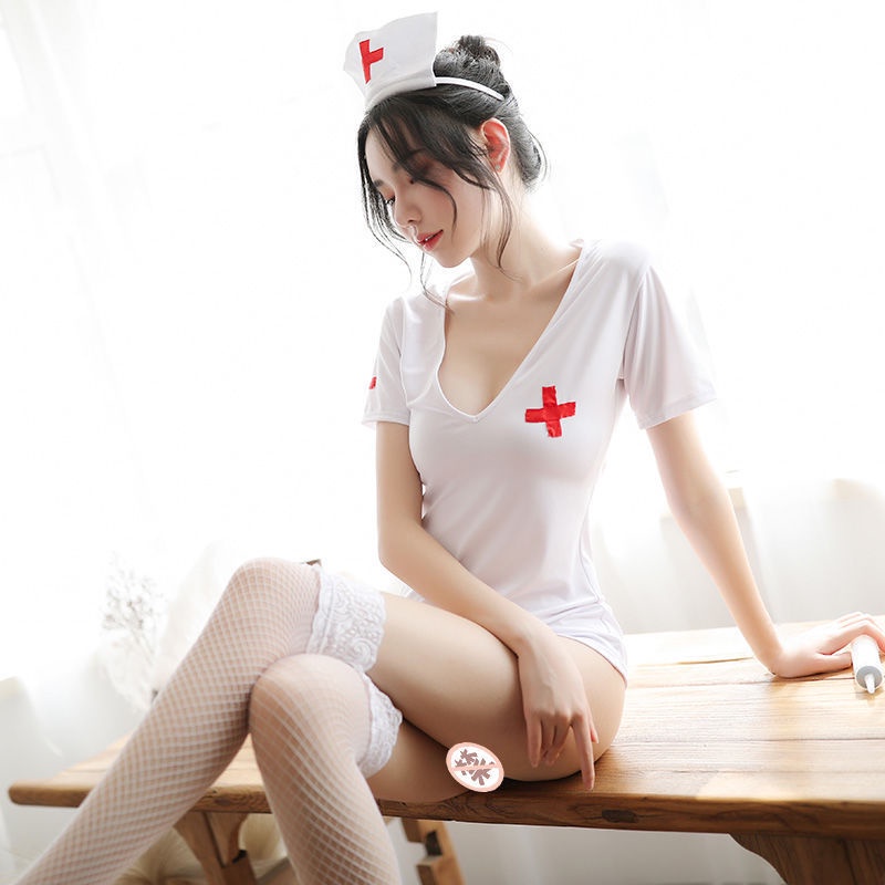 Bộ cosplay hóa trang cô y tá hở lưng sexy quyến rũ MS209 ,bộ ngủ sexy