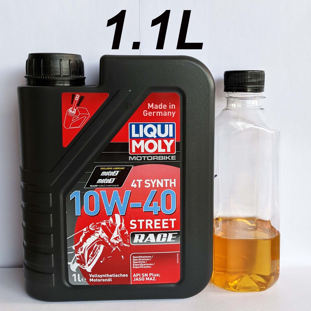 Nhớt Liqui Moly Street Race 10W40 SN+ Tổng Hợp Cao Cấp Nhập Khẩu Đức