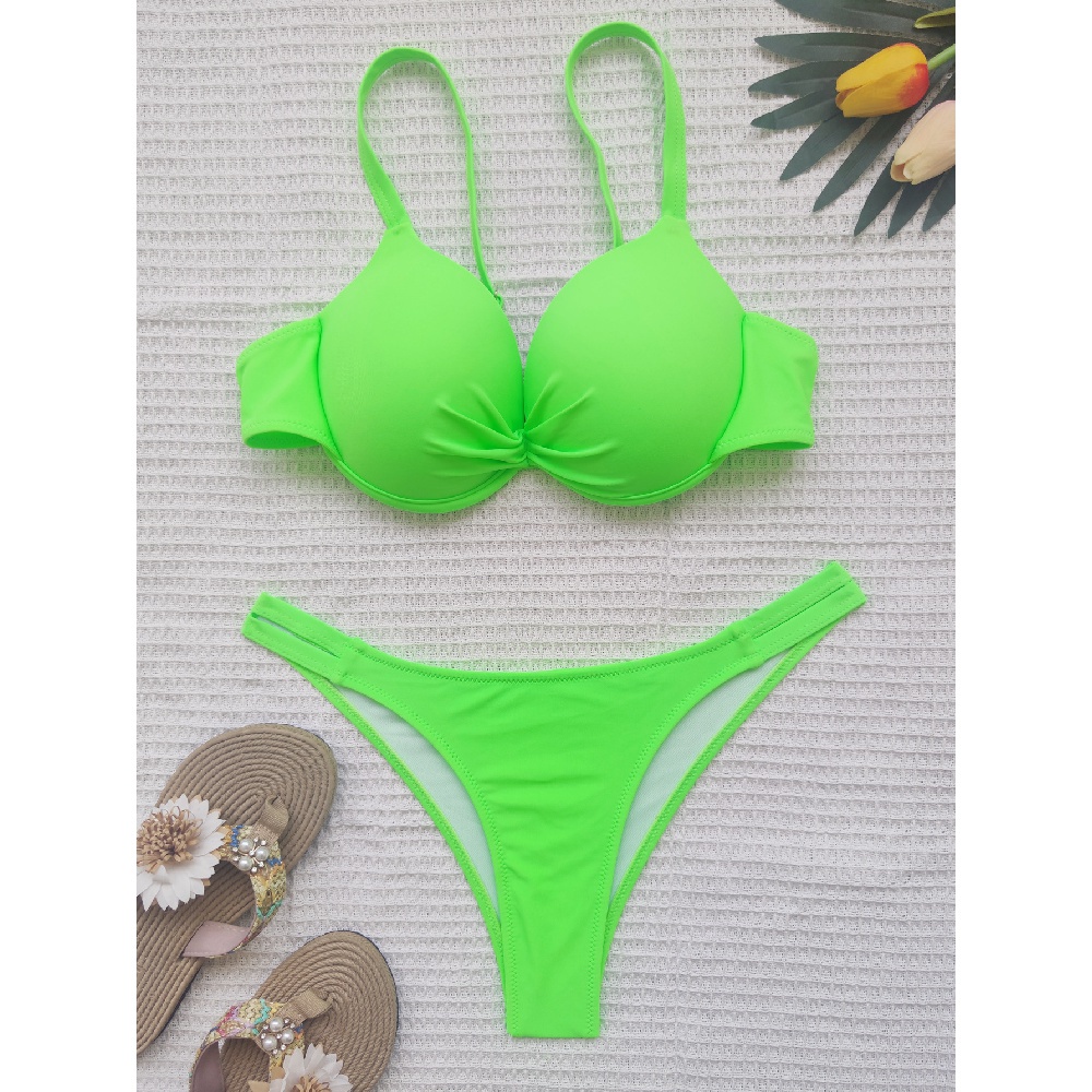Cứng Bộ Bikini Nâng Ngực Màu Trơn Zj97 | BigBuy360 - bigbuy360.vn