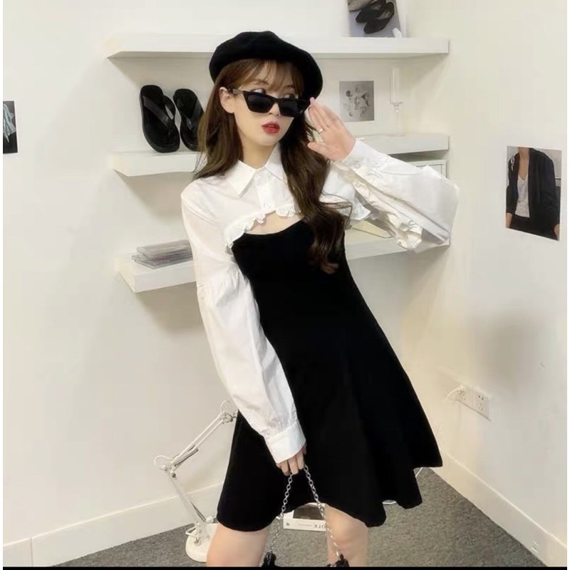 áo croptop khoác (không kèm đầm)