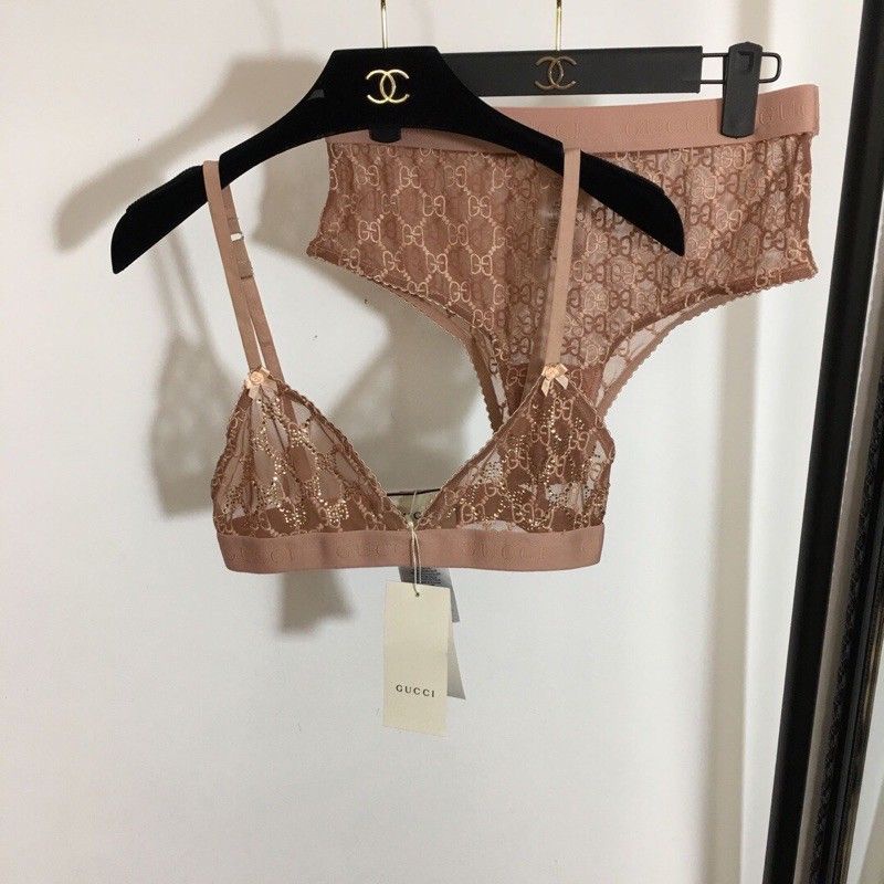 Đồ Lót/Đồ Ngủ Ren Gucci Sexy Cao Cấp Xuyên Thấu