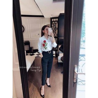 [FreeShip] Quần baggy đai khuyết [JUNE]