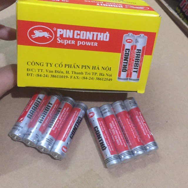 Pin aa tiểu aaa đũa con thỏ 1.5V dành cho đồ chơi trẻ em đồng hồ treo tường các loại