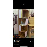 NOW SHIP🆓Kệ Góc Gỗ 4 Tầng Lắp Ghép Cực Đẹp 🆕 MẪU MỚI 🆕