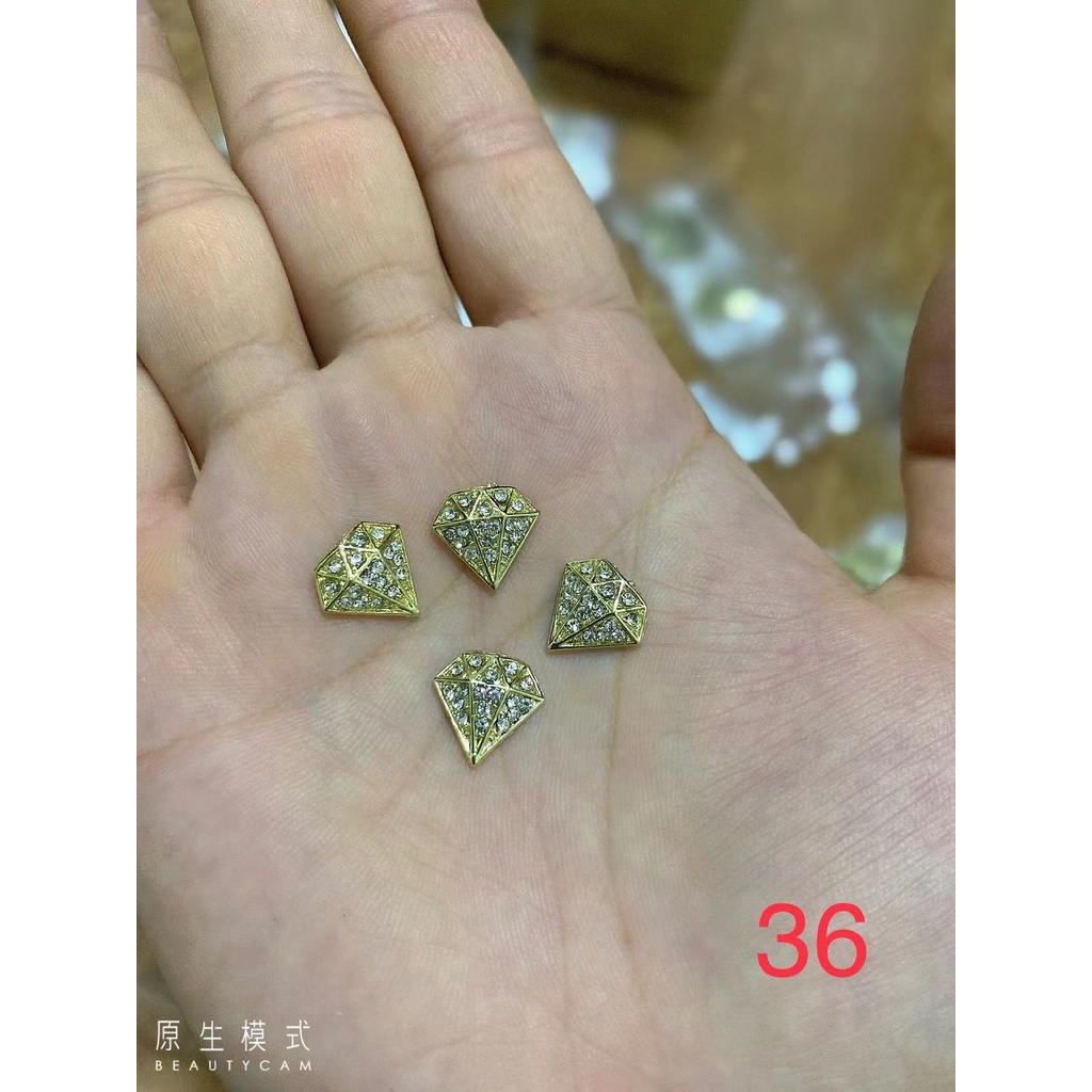 charm trang trí nail mã 36