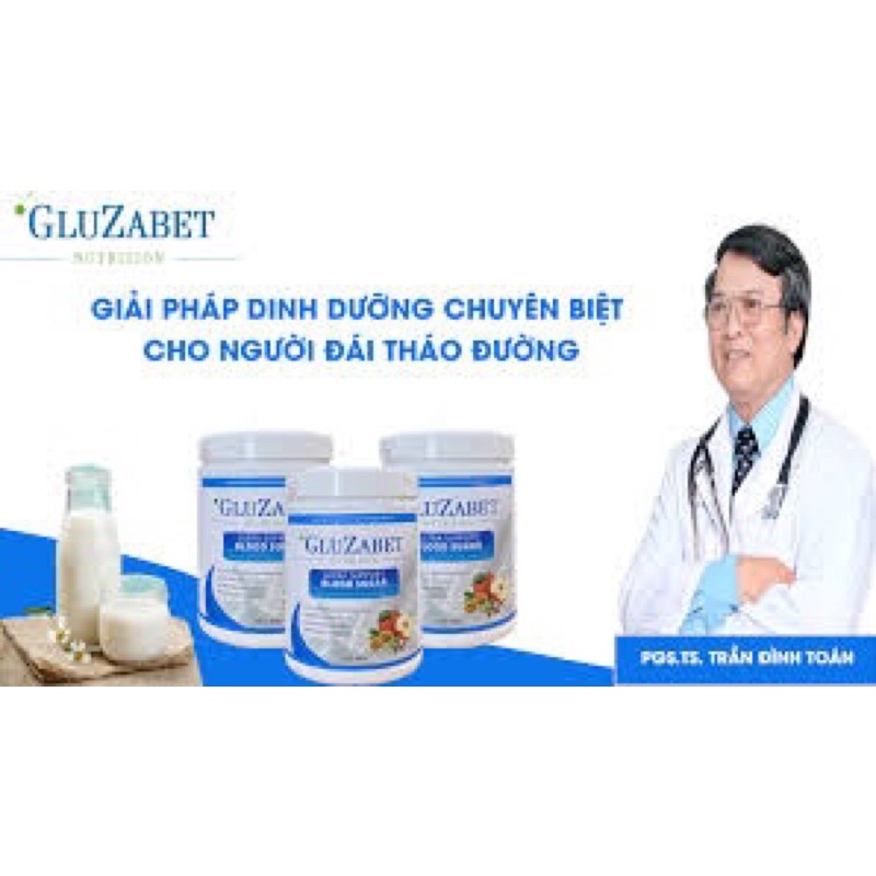 [Hộp 400g] Sữa tiểu đường Gluzabet- ổn định đường huyết