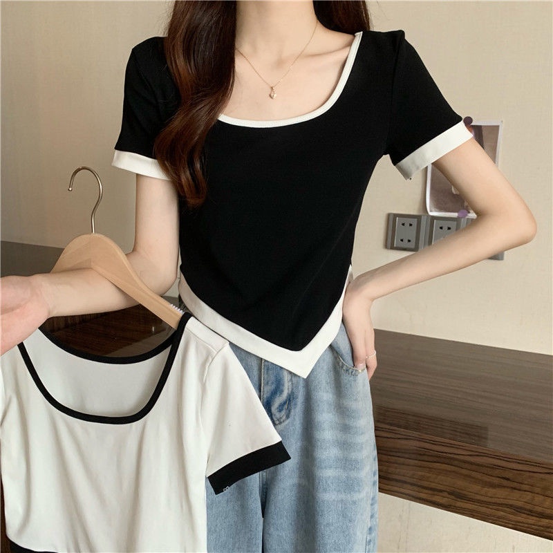 Áo Thun Tay Ngắn Dáng Rộng Thiết Kế Độc Đáo Thời Trang Cho Áo phông Nữ NZ-TX-288