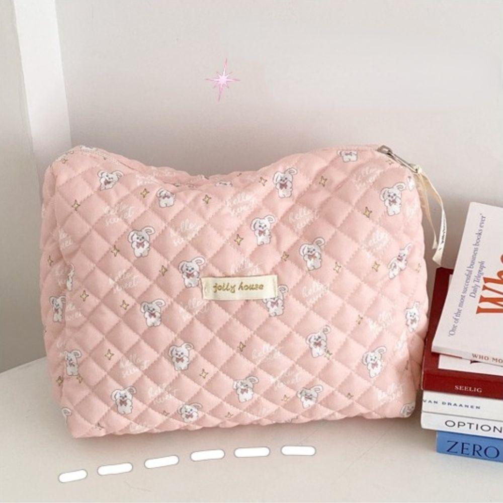 Túi Đựng Đồ Trang Điểm Sức Chứa Lớn Họa Tiết Dễ Thương Chất Lượng Cao