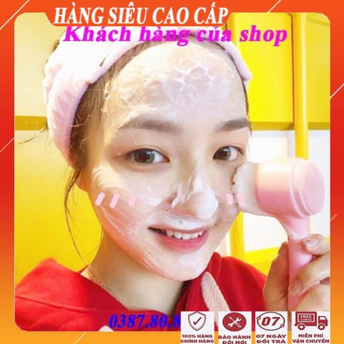 [FreeShip - HÀNG AUTH] Cây cọ rửa mặt đa năng sidumi/Cây rửa mặt trị mụn 2 đầu cao cấp tẩy tế bào chết và massage