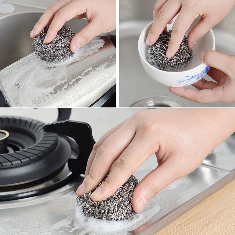 Miếng Chà Xoong Nồi Bằng Thép Không Gỉ