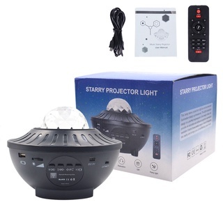 Đèn chiếu sao GALAXY mây thiên hà chiếu ngàn sao đi kết hợp Loa Bluetooth Cảm biến Nhạc - Decor Phòng Ngủ - LiveStream