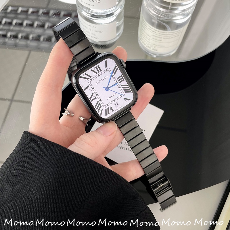 Dây Đeo Inox Cho Đồng Hồ Thông Minh iWatch 7 5 4 3 6 SE 45mm 41mm 40mm 44mm
