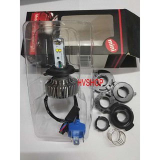 Đèn led xe máy CHân h4 Cos pha (sáng trắng)