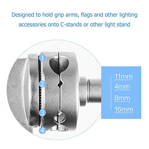 Đầu kẹp cố định đèn Flash Selens cỡ nặng thông dụng cho giá đèn flash C