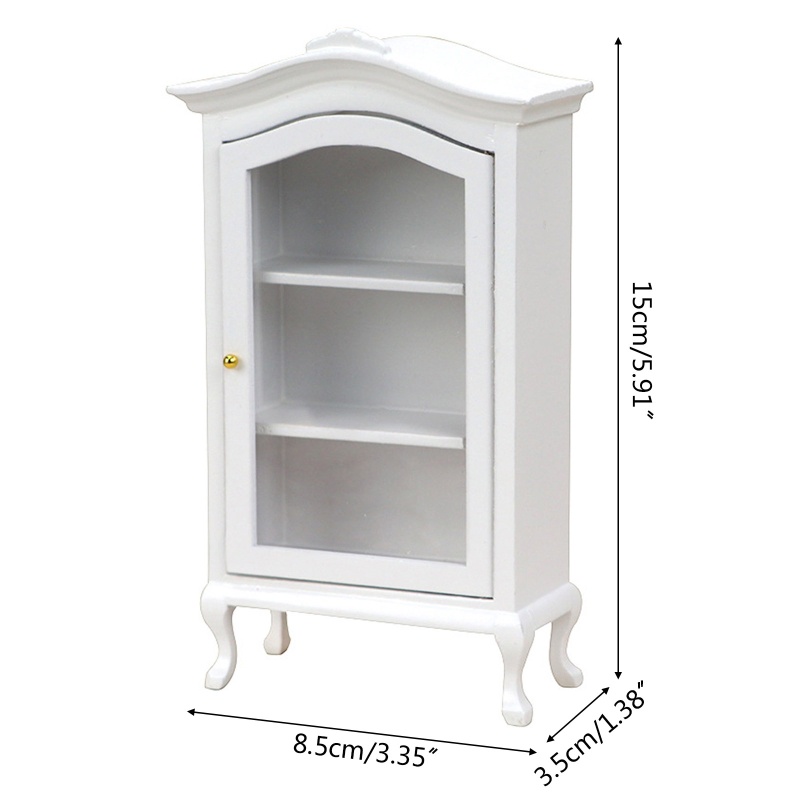 Tủ Trưng Bày Nhà Búp Bê DIY Bằng Gỗ Kích Thước 1 / 12