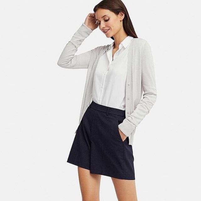 Quần shorts Uni Women Smart Check Shorts