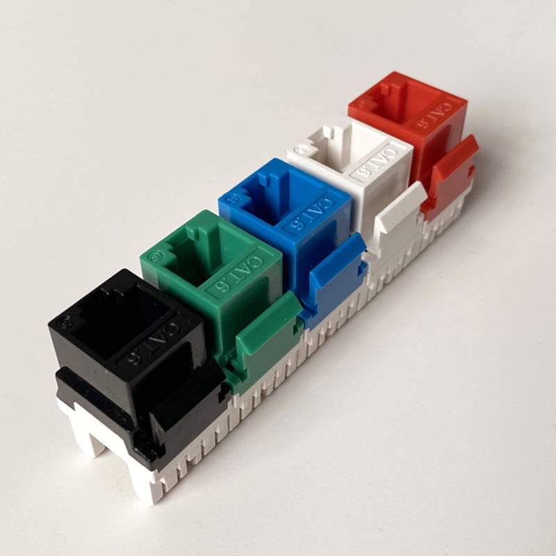 Set 5 Ổ Cắm Mô Đun CAT6 RJ45 8P8C Chuyên Dụng Chất Lượng Cao