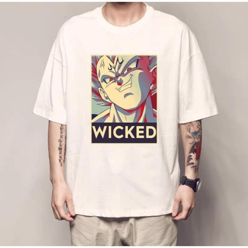 Áo thun Nam Dragon Ball Super Songoku Vegeta Form Rộng