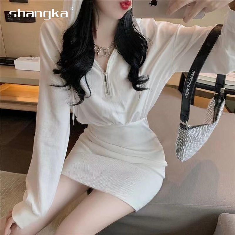 Đầm Hoodie Ngắn Siêu Mỏng Thời Trang Cho Nữ