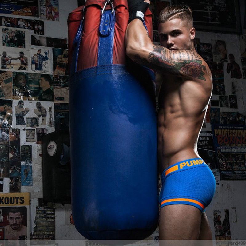 Quần Lót boxer Cotton Lưng Thấp Trong Suốt Gợi Cảm Cho Nam H114