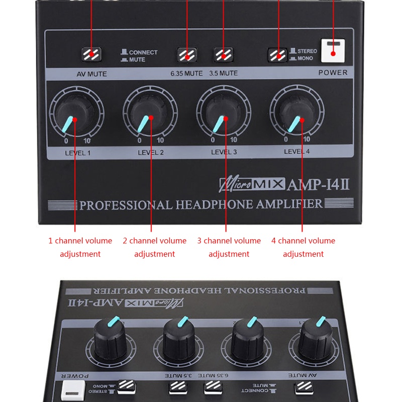 Bộ Khuếch Đại Âm Thanh Nổi Chất Lượng Cao zzz Dùng Trong Studio Hoặc Trực Tiếp