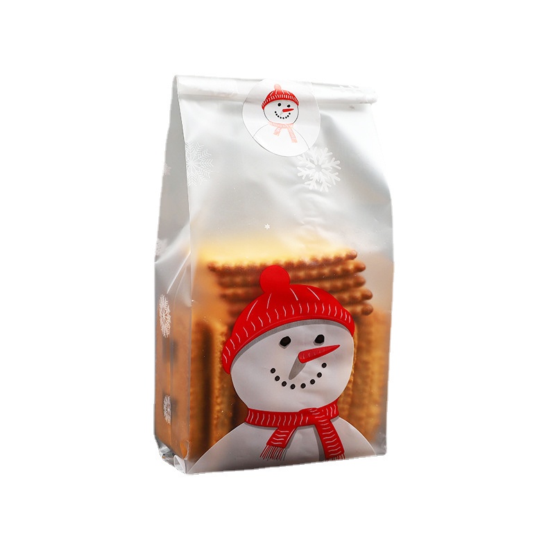 Set 50 Túi Đựng Bánh Kẹo Chủ Đề Giáng Sinh Dễ Thương