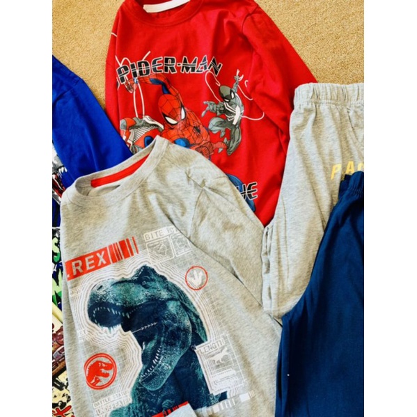 Bộ Pl.ace cotton bé trai Vnxk 4-14y