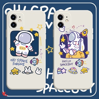 Cute cartoon astronaut Case For Samsung Galaxy S30 S21 Ultra A7 2018 A750 A91 A81 A82 A42 A10 A01 M01 M10 M32 M42 M62 J3 Pro 2017 J1 ACE Silicone Cover