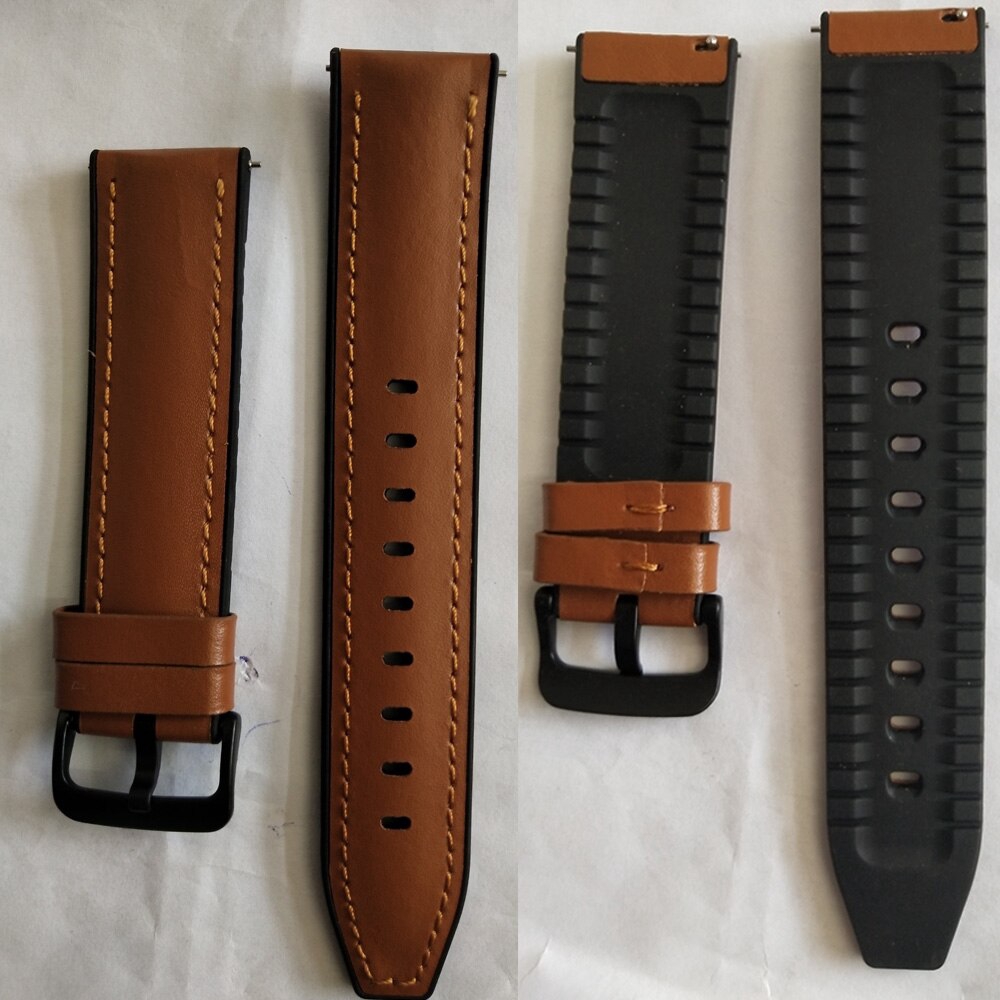 Dây Đeo Bằng Da Silicon 22mm Cho Đồng Hồ Thông Minh Huami Amazfit GTR 47mm / Amazfit Stratos 2 3