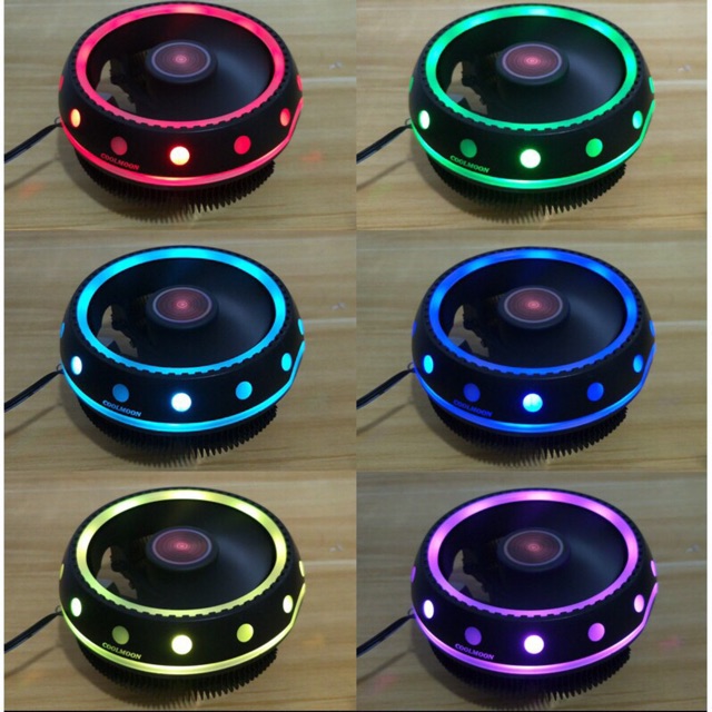 Tản CoolMoon Ufo X RGB đổi màu