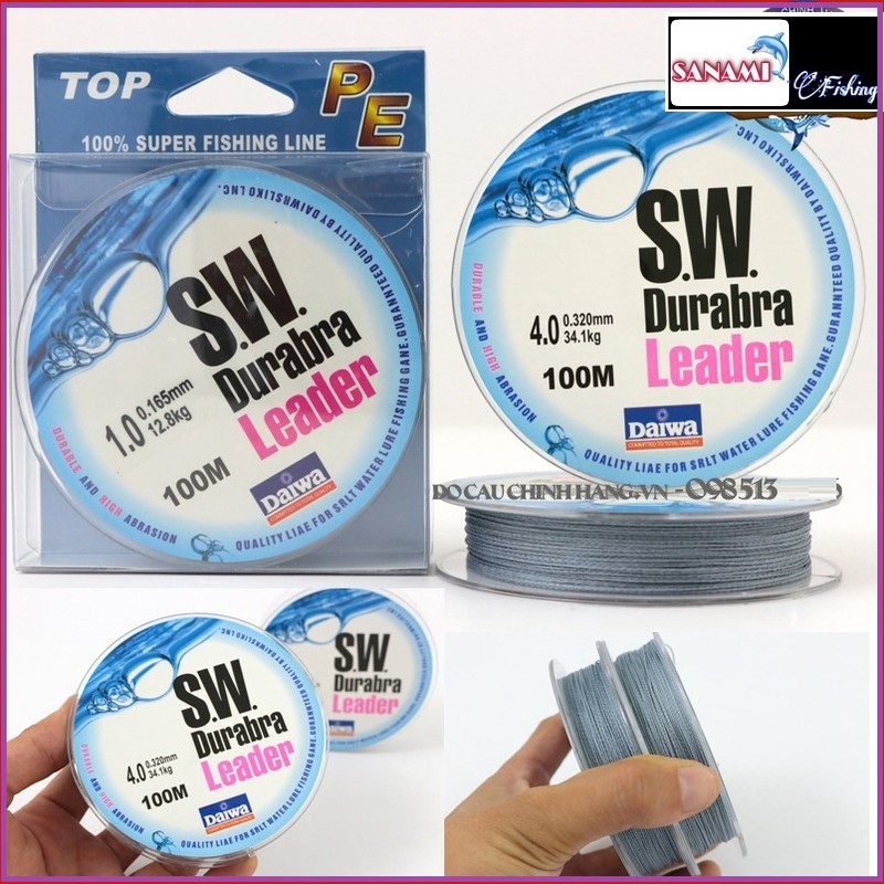 Dây Dù Câu Cá Giá Rẻ DAIWA SW Siêu Bền - Sanami Fishing Store Dai Mịn,Chịu Tải Tốt, Dây Dù Câu Cá x4