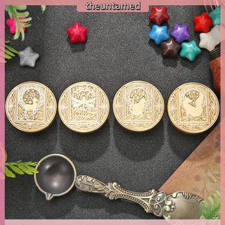 Con dấu gỗ in hình động vật phong cách retro độc đáo