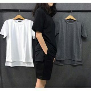 Áo longtee vạt cao thấp