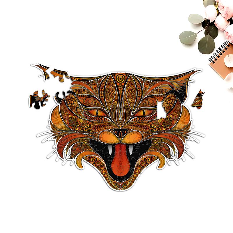 Bộ xếp hình gỗ đồ chơi Thegioipuzzle ghép hình puzzle con vật- Con Mèo