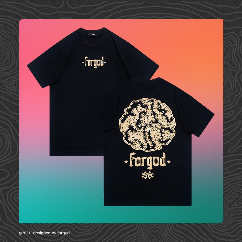 ÁO THUN FORGUD ILLUSION / BLACK & BROWN