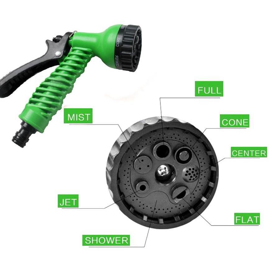 BỘ VÒI TƯỚI GỒM 7 CHẾ ĐỘ - HÀNG CHẤT LƯỢNG CAO