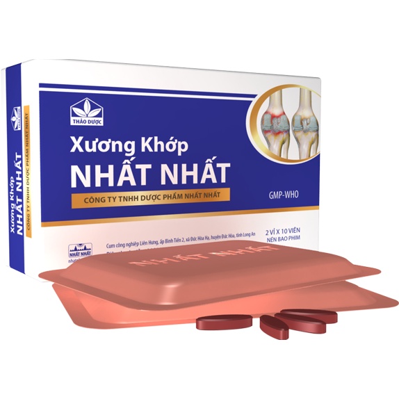 XƯƠNG KHỚP NHẤT NHẤT⚡Chính hãng⚡Hộp 20 viên Giúp bồi bổ sụn khớp