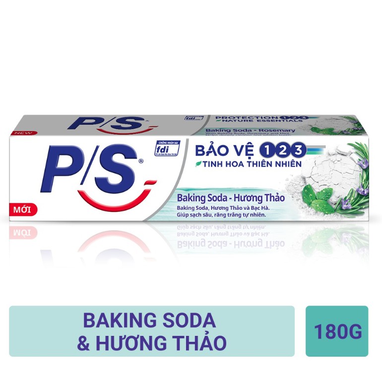 Kem Đánh Răng P/S Bảo Vệ 123 Baking Soda - Hương Thảo 180g