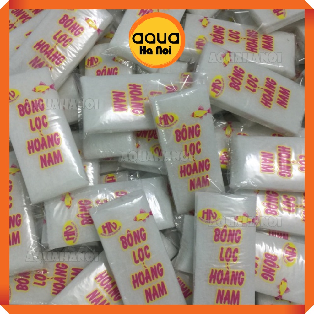 Bông lọc nước Hoàng Nam cho bể cá cảnh thủy sinh - Loại dày tốt - Giá rẻ